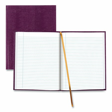 BLUELINE Executive Notebook with Ribbon Bookmark, 1 Subject, Medium/College Rule, Grape, 75 10.75x8.5 Sheets A10.95